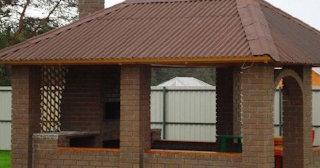 Беседка из кирпича под ключ в Кумертау цена от 3286 рублей - Строй-Кра